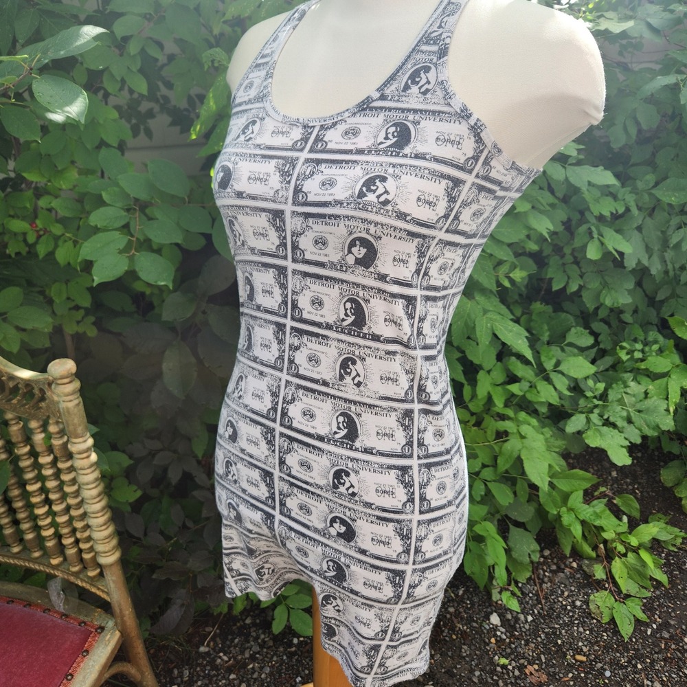 Detroit Motor University Dress Novelty Print‎ sm/m Dress Sleeveless costume etc
